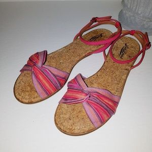 Lucky Brand pink ankle strap 10 40